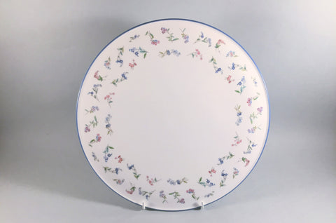 Royal Worcester - Forget Me Not - Gateau Plate - 11" - The China Village