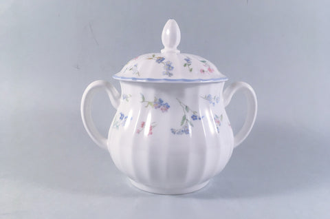 Royal Worcester - Forget Me Not - Sugar Bowl - Lidded - The China Village