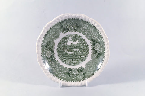 Adams - English Scenic - Green - Tea Saucer - 5 7/8" - The China Village