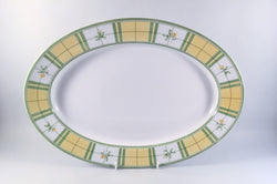 Marks & Spencer - Yellow Rose - Oval Platter - 16" - The China Village