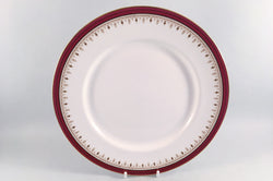 Aynsley - Durham - Red - Smooth Edge - Dinner Plate - 10 1/2" - The China Village