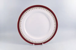 Aynsley - Durham - Red - Smooth Edge - Starter Plate - 9 1/4" - The China Village